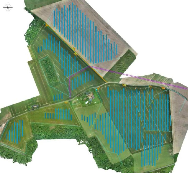 Carte de l'implantation du projet